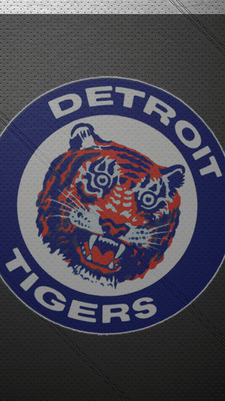 Detroit tigers logo blue circle - free sports wallpaper
