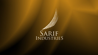 Gold background white logo sarif - arthur sarkissian free wallpaper