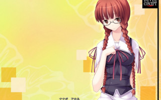 Girl long hair glasses yellow - long hair and glasses free wallpaper