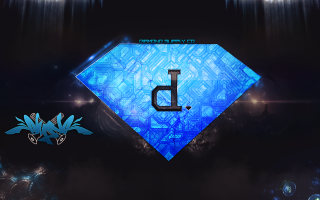 Blue diamond d letter deconstructivism - deconstructivism free wallpaper