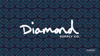 Blue diamond supply logo pattern - diamond free wallpaper