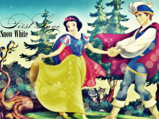 Snow prince dancing woods dog - fantasy style free wallpaper