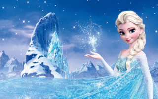 Frozen princess snowflake snowy mountain 2 - frozen free wallpaper