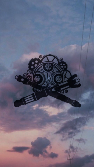 Kite clock flying sky dusk - dr. atl free wallpaper for mobile