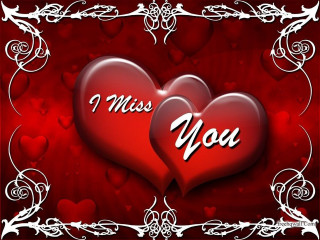 Two hearts i miss you - two heart free wallpaper