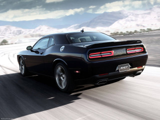Black dodge car driving road - path free wallpaper for desktop