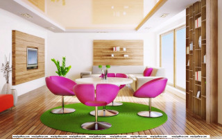 Living room table chairs rug - a rug free wallpaper