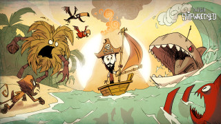 Pirate ship cartoon shark background - diego gisbert llorens free wallpaper