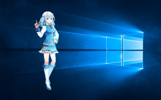 Girl short skirt window blue - rtx free wallpaper