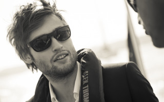 Man sunglasses jacket talking suit - thierry doizon free wallpaper