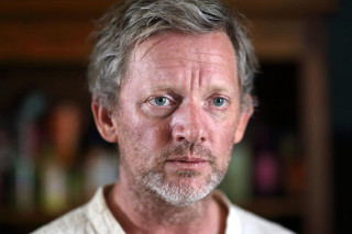 Man beard white shirt serious 7 - donald sherwood free wallpaper