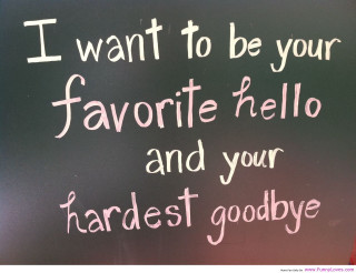 Chalkboard hello goodbye polaroid romanticism - a chalkboard free wallpaper