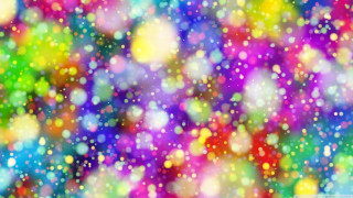 Blurry colorful background bubbles rainbow - particle free wallpaper