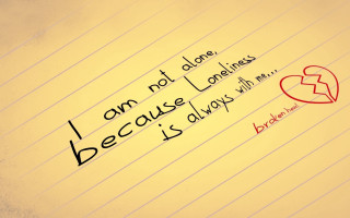 Note heart message family love - alone free wallpaper