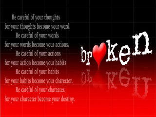 Red black broken heart broken - bertram brooker free wallpaper