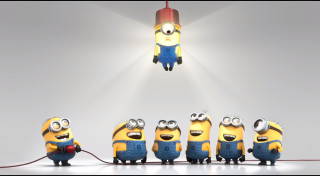 Minions despicable me scene group - despicable free wallpaper