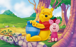 Winnie the pooh piglet cartoon 2 - a winnie free wallpaper