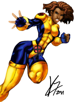 Daphne allen yellow blue outfit - her right hand free wallpaper for mobile