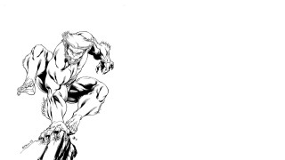 Man black white photo gun - alan davis free wallpaper