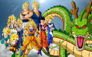 Dragon ball characters dragon statue 3 - dragon art free wallpaper