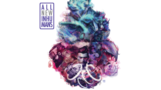 Colorful drawing human being caption - altermodern free wallpaper for desktop