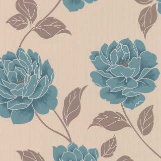 Blue flower beige background leaves - brown background free wallpaper for tablet