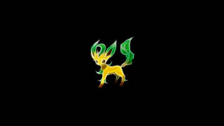 Yellow green pokemon logo black - tail free wallpaper for desktop