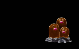 Three brown ghosts pink noses - ghibli free wallpaper