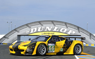 Yellow race car tunnel tires - brian dunlop free wallpaper