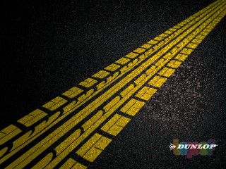 Yellow line tire tread night - the dark night time free wallpaper