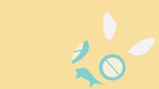 Yellow background blue fish mirror - derf free wallpaper for desktop