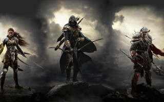 Sky armor stand epic fantasy - cloud behind them free wallpaper