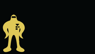 Yellow silhouette man black background - international free wallpaper for desktop