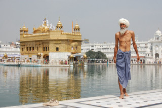 Man turban walkway water golden - divinity free wallpaper for desktop