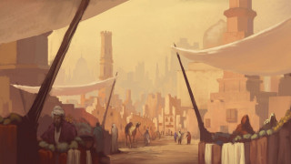 City street people walking turban - andreas rocha free wallpaper