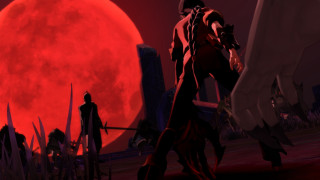 Red moon demonic men group - a red moon free wallpaper