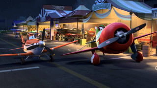 Cartoon airplane pulling smaller plane - a cartoon airplane free wallpaper