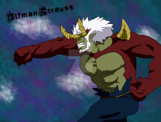 Cartoon character horns red shirt - horn free wallpaper