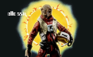 Man red suit white ball - solo free wallpaper for desktop