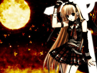 Girl short skirt black shirt 2 - a short skirt free wallpaper