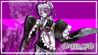 Woman black white outfit purple - a white frame free wallpaper