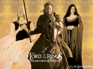 Medieval couple swords poster action - medieval costume free wallpaper