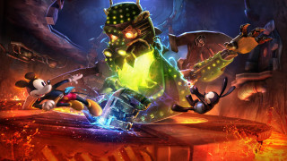 Cartoon character playing mice cave - a dark cave free wallpaper