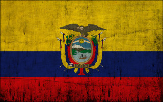 Eagle flag mountain red background - quito school free wallpaper