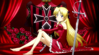 Woman sword bed red rose - a sword and a sword free wallpaper for desktop