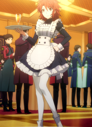 Woman maid tray wine group - it in front free wallpaper for mobile