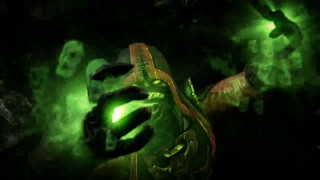 Green glowing object hand camera - the camera len free wallpaper
