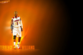 Basketball player white uniform red - charles williams free wallpaper