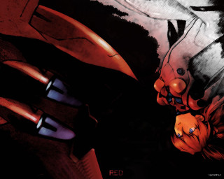 Cartoon man holding woman head - a womans face free wallpaper