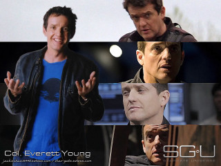 Man collage facial expressions gestures - facial free wallpaper